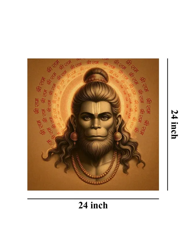 Majestic_Hanuman_with_Radiating_'Jai_Shri_Ram'_Mantra_-_Canvas_Painting_|_Hindu_Mythology_Art,_Hanuman_Devotional_Decor,_Indian_Religious_Painting(FLP24X240259)