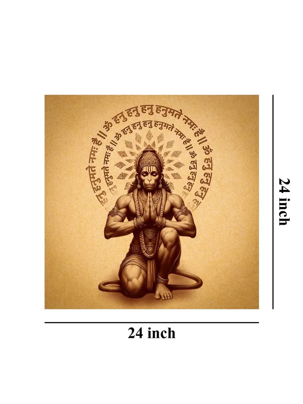Divine_Hanuman_Meditation_Canvas_painting:_Ethereal_Wall_Art_with_Sanskrit_Mantras_for_Spiritual_Home_Decor_and_Meditation_Rooms(FLP24X240269)