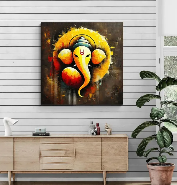 Lord_Ganesha's_Celestial_Harmony:_A_Vision_of_Divine_Power_and_Spiritual_Enlightenment_-_Canvas_Painting_|_Indian_Mythology_Art,_Meditation_Wall_Decor,_Ganesh_Canvas(FLP24X240232)