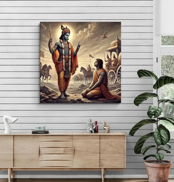 Krishna_Delivering_the_Bhagavad_Gita_to_Arjuna_on_the_Battlefield_-_Canvas_Painting_|_Mahabharata_Art,_Hindu_Religious_Painting,_Krishna_and_Arjuna_Decor(FLP36X360250)