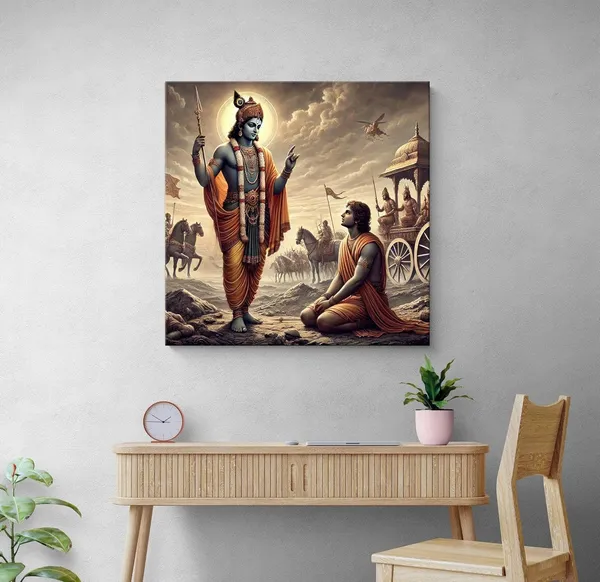 Krishna_Delivering_the_Bhagavad_Gita_to_Arjuna_on_the_Battlefield_-_Canvas_Painting_|_Mahabharata_Art,_Hindu_Religious_Painting,_Krishna_and_Arjuna_Decor(FLP36X360250)