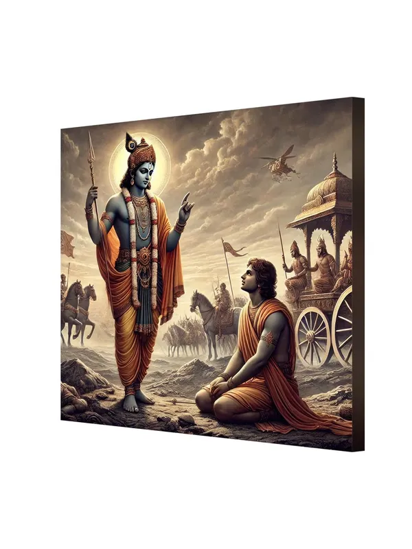 Krishna_Delivering_the_Bhagavad_Gita_to_Arjuna_on_the_Battlefield_-_Canvas_Painting_|_Mahabharata_Art,_Hindu_Religious_Painting,_Krishna_and_Arjuna_Decor(FLP36X360250)