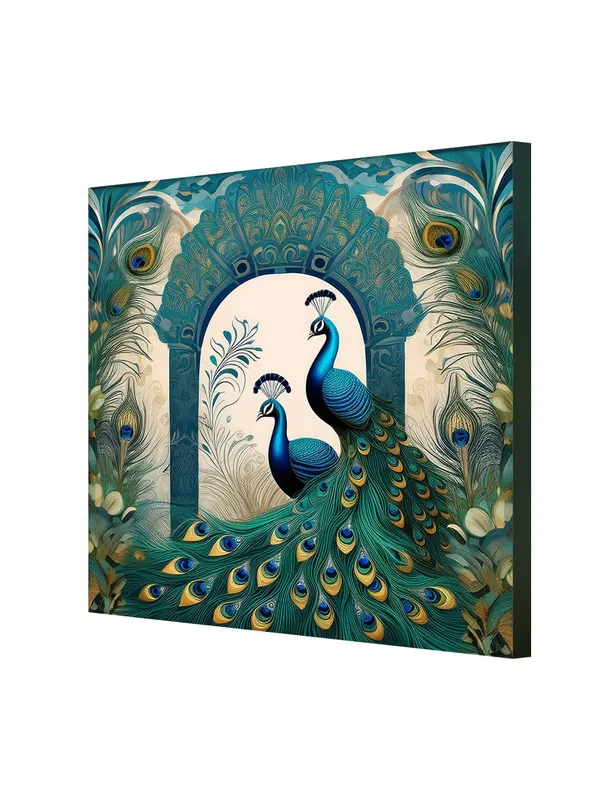 Royal_Archways:_Peacocks_and_Timeless_Beauty_in_an_Ornate_Canvas_Painting_for_Luxurious_Home_Décor(FLP24X240299)