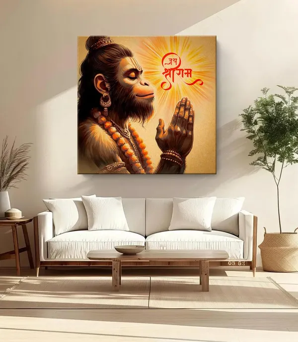 Hanuman's_Fiery_Aura_Canvas_Painting:_Vivid_and_Energetic_Art_of_Lord_Hanuman_|_Bold_Spiritual_Home_Décor_|_Dynamic_and_Expressive_Canvas_Art(FLP36X360267)