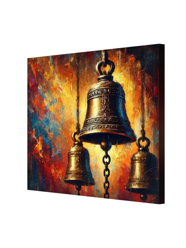 Golden_Temple_Bells_with_Vibrant_Abstract_Background_-_Canvas_Painting_|_Spiritual_Art,_Indian_Religious_Decor,_Temple_Deco(FLP36X360247)