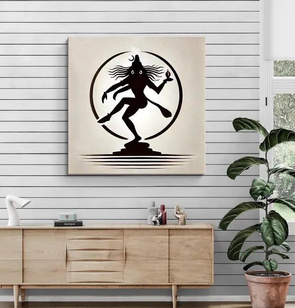 Minimalist_Silhouette_of_Nataraja_in_Cosmic_Dance_-_Canvas_Painting_|_Shiva_Art,_Indian_Traditional_Decor,_Monochrome_Religious_Painting(FLP24X240241)