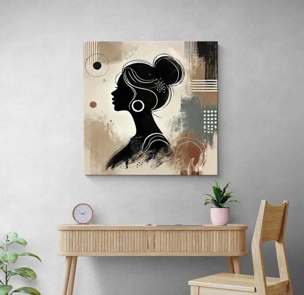 Minimalist_Female_Silhouette_Canvas:_Elegant_Black_and_White_Artwork_for_Stylish_Home_and_Office_Décor(FLP24X240289)