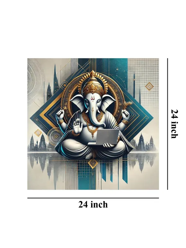 Ganesha's_Cosmic_Dance:_The_Eternal_Guardian_of_Balance,_Harmony,_and_Prosperity_in_the_Universe_-_Canvas_Painting_|_Sacred_Hindu_Art,_Vastu_Wall_Decor,_Ganesha_Canvas_Art(FLP24X240235)