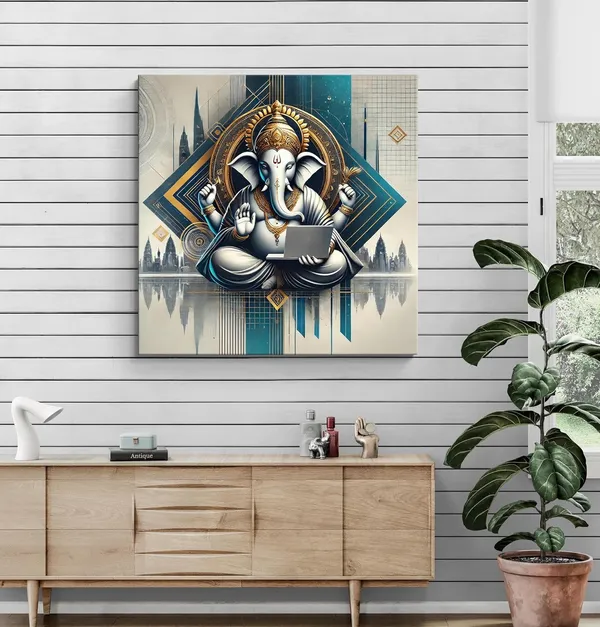 Ganesha's_Cosmic_Dance:_The_Eternal_Guardian_of_Balance,_Harmony,_and_Prosperity_in_the_Universe_-_Canvas_Painting_|_Sacred_Hindu_Art,_Vastu_Wall_Decor,_Ganesha_Canvas_Art(FLP24X240235)