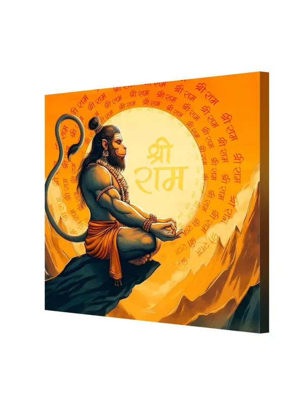 Hanuman_in_Glowing_Light_Canvas_Painting:_Radiant_and_Powerful_Representation_of_Lord_Hanuman_|_Illuminating_Spiritual_Art_for_Home_Décor(FLP24X240266)