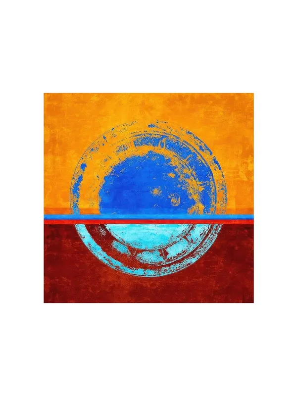 Minimalist_Abstract_Circle_Canvas:_Modern_Art_with_Blue_and_Orange_Hues_for_Stylish_Home_and_Office_Wall_Décor(FLP24X240292)