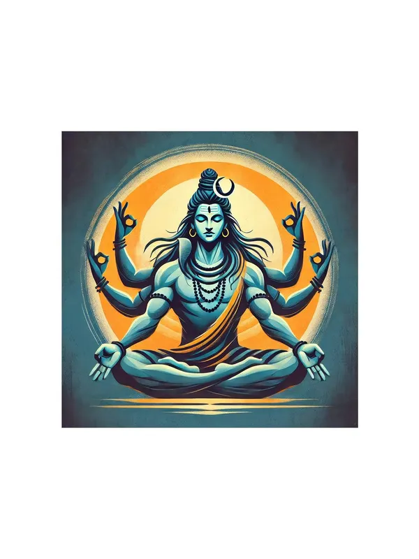 Divine_Shivlinga_Puja_Canvas_Painting_:_Sacred_Hindu_Ritual_Art_Featuring_Shivling,_Flowers,_and_Bells_for_Temple_and_Home_Sanctuaries(FLP36X360280)