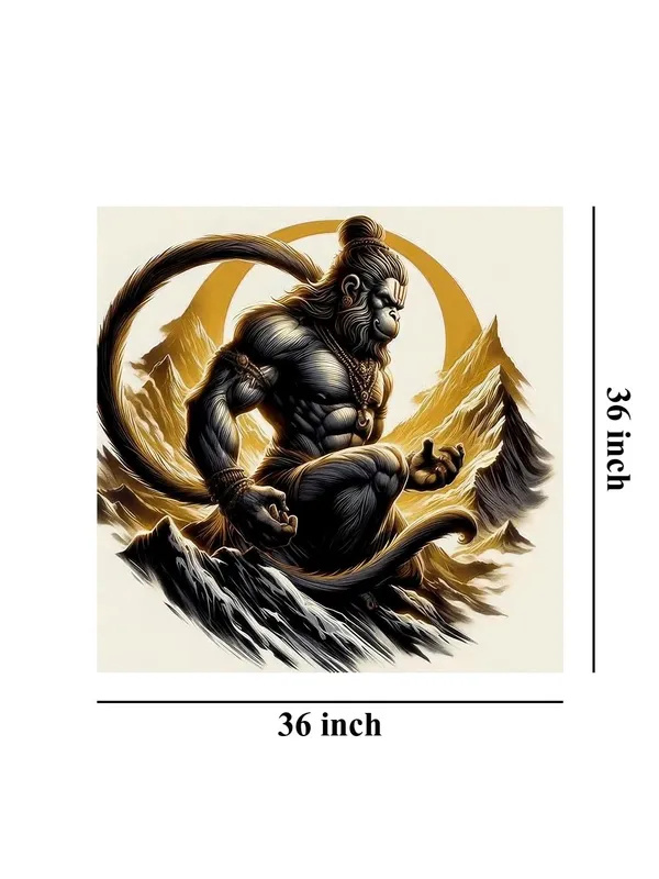 Vigorous_Hanuman_in_Meditation_Amidst_Mountains_-_Canvas_Painting_|_Hindu_God_Art,_Hanuman_Wall_Decor,_Spiritual_Strength_Symbolism(FLP36X360255)
