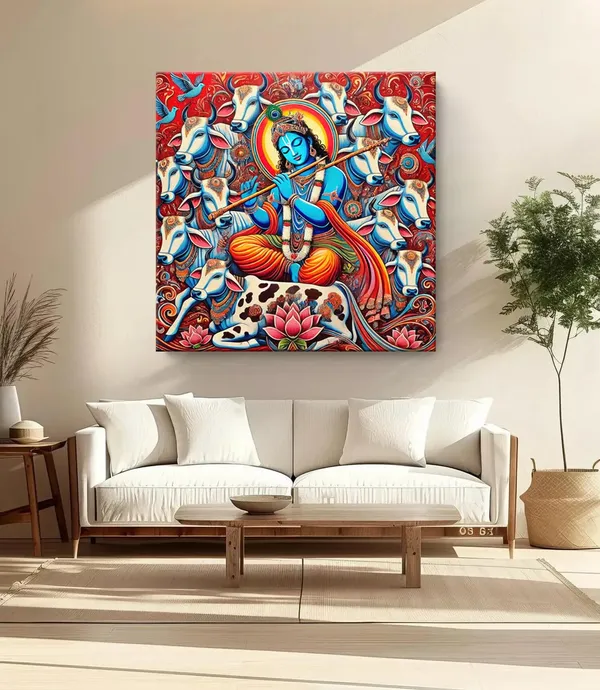 Lord_Krishna_Playing_the_Flute_Surrounded_by_Sacred_Cows_-_Canvas_Painting_|_Krishna_Art,_Hindu_Religious_Painting,_Indian_Mythology_Décor(FLP36X360240)