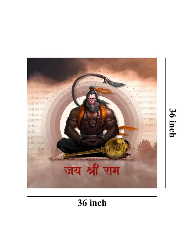 Powerful_Image_of_Hanuman_Meditating_with_Chant_of_'Jai_Shri_Ram'_-_Canvas_Painting_|_Hindu_Deity_Art,_Hanuman_Wall_Decor,_Religious_Home_Decor(FLP36X360252)