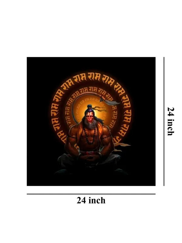 Meditating_Hanuman_with_the_Chant_of_'Jai_Shri_Ram'_in_a_Glowing_Aura_-_Canvas_Painting_|_Hindu_Deity_Art,_Spiritual_Wall_Decor,_Hanuman_Devotion_Painting(FLP24X240257)