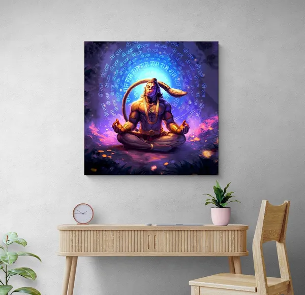 Hanuman_Meditating_in_Ice_Cave_Canvas_Painting:_Spiritual_and_Mystical_Art_of_Hanuman_in_Serenity_|_Unique_Canvas_Art_for_Meditation_Room(FLP36X360268)