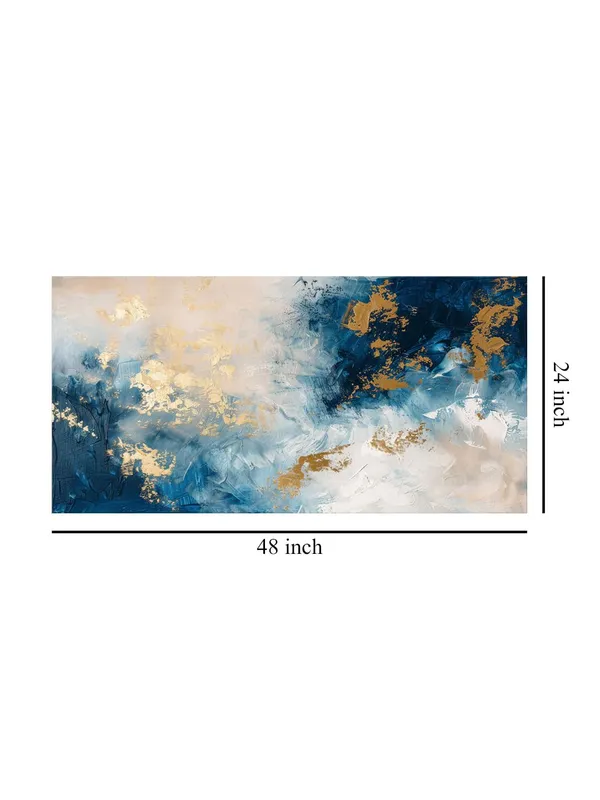 Abstract_Blue_and_Gold_Wave_Canvas_Painting_-_24x48_Inches_Framed_Art,_Perfect_for_Modern_Spaces_(FLP24480714)