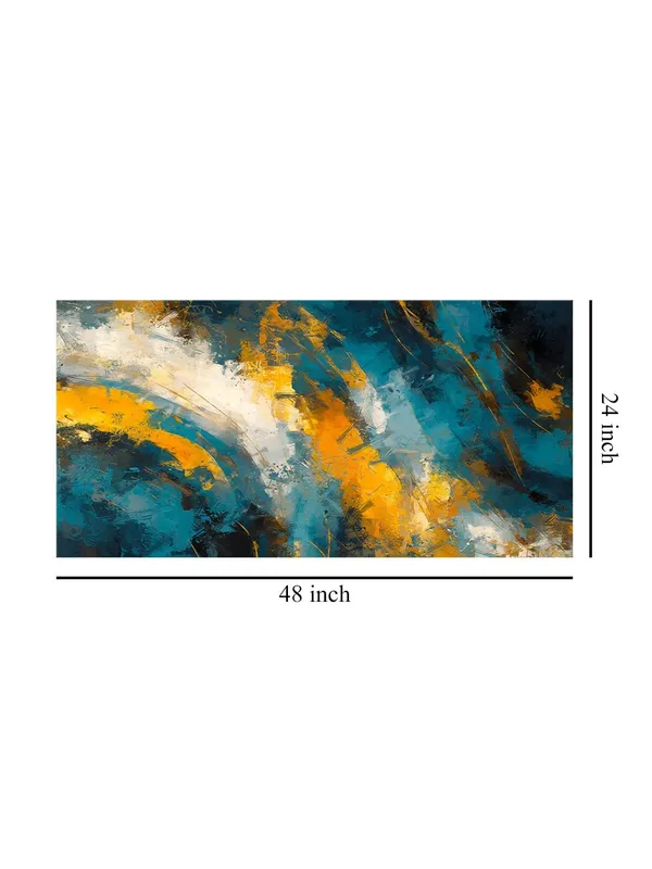 Dynamic_Abstract_Canvas_Painting_-_Blue_and_Yellow_Art_Print_-_Energetic_Wall_Decor_24x48_Inches_Framed_Art_(FLP24480738)