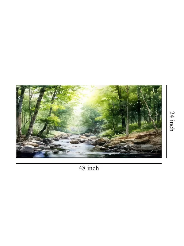 Serene_Forest_Stream_Canvas_Painting_Nature_Landscape_Wall_Art_Home_Decor_Large_Painting,_Big_Painting_(24X48_Inches_FLP24480758)