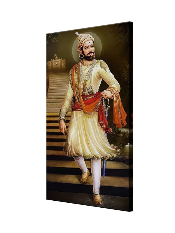 Chhatrapati_Shivaji_Maharaj_Portrait_Canvas_Print_-_Historical_Art_Décor_Large_Painting,_Big_Painting_(24X48_Inches_FLP24480769)