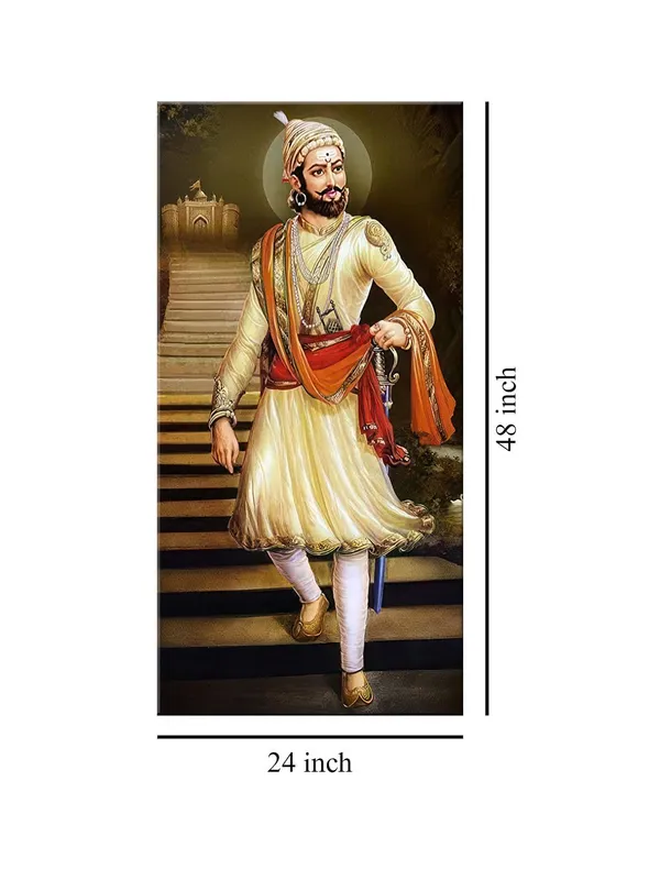 Chhatrapati_Shivaji_Maharaj_Portrait_Canvas_Print_-_Historical_Art_Décor_Large_Painting,_Big_Painting_(24X48_Inches_FLP24480769)