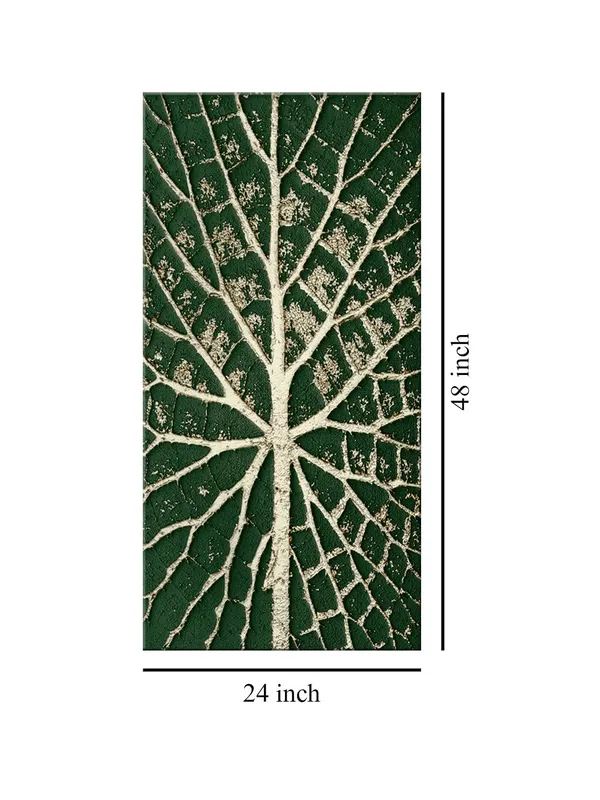 Nature_Inspired_Leaf_Texture_Green_Canvas_Painting,_Modern_Botanical_Art_Large_Painting,_Big_Painting_(24X48_Inches_FLP24480764)