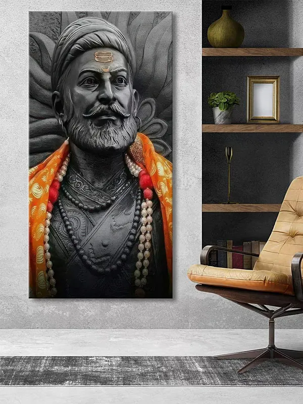 Detailed_Bust_of_Historic_Figure_|_Canvas_Art_|_Cultural_Decor_Large_Painting,_Big_Painting_(24X48_Inches_FLP24480800)