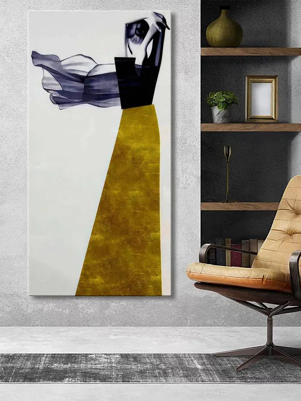 Contemporary_Geometric_Canvas_Art,_Minimalist_Black_and_Beige_Décor_Large_Painting,_Big_Painting_(24X48_Inches_FLP24480776)