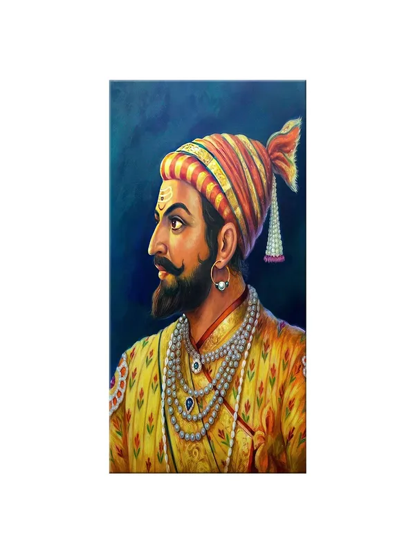 Maharaja_Portrait_Canvas_Art_|_Indian_Traditional_Wall_Decor_Large_Painting,_Big_Painting_(24X48_Inches_FLP24480801)
