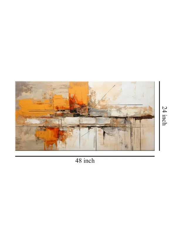 Abstract_Golden_Circles_Canvas_Art_Modern_Metallic_Wall_Decor,_Contemporary_Home_Accent_Large_Painting,_Big_Painting_(24X48_Inches_FLP24480747)