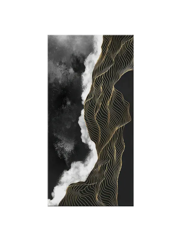 Black_and_White_Mountains_Canvas_Art_with_Golden_Highlights_-_Modern_Decor_Large_Painting,_Big_Painting_(24X48_Inches_FLP24480781)