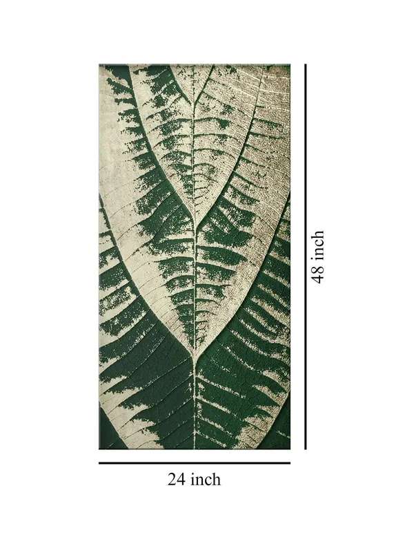 Natural_Leaf_Patterns_Canvas_Painting,_Green_Botanical_Art_Wall_Decor_Large_Painting,_Big_Painting_(24X48_Inches_FLP24480765)