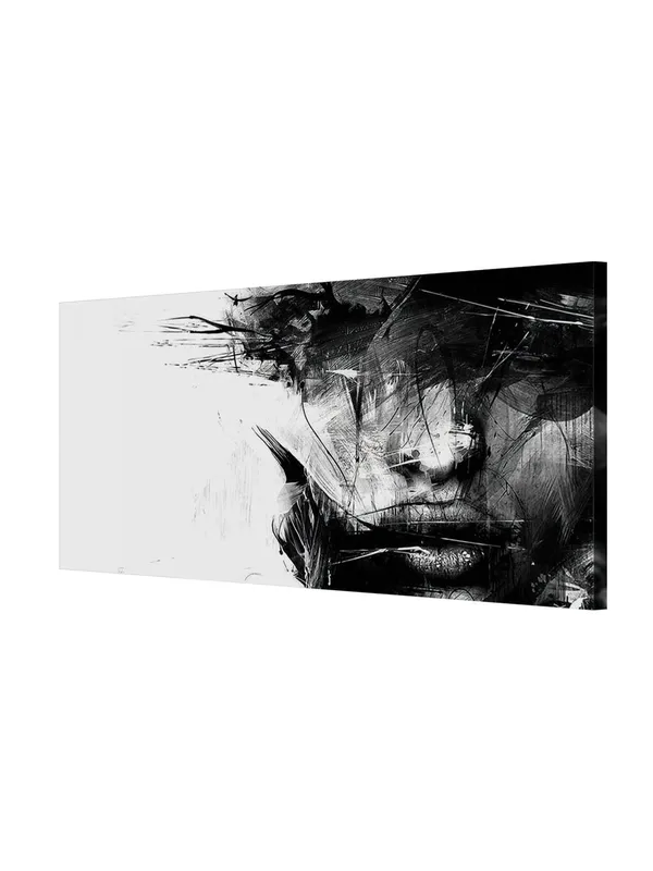 Abstract_Black_and_White_Face_Canvas_Print_Modern_Wall_Art_Home_Decor_Large_Painting,_Big_Painting_(24X48_Inches_FLP24480755)