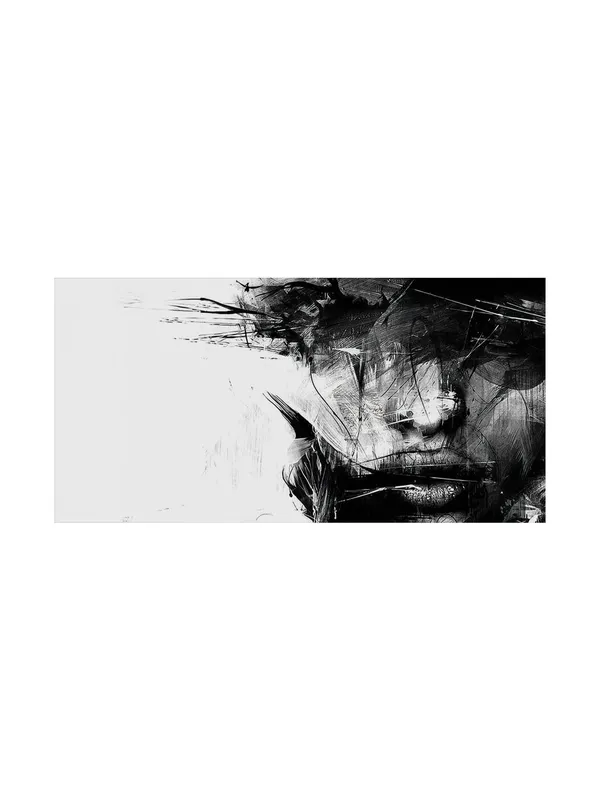 Abstract_Black_and_White_Face_Canvas_Print_Modern_Wall_Art_Home_Decor_Large_Painting,_Big_Painting_(24X48_Inches_FLP24480755)