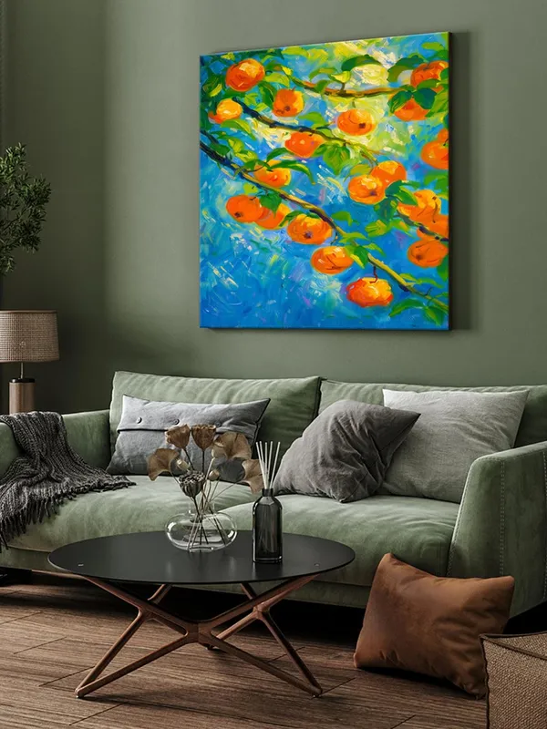 Orange_Orchard_Canvas-Wrapped_Painting_36X36_-_Vibrant_Nature_Scene(FLP36X360354)