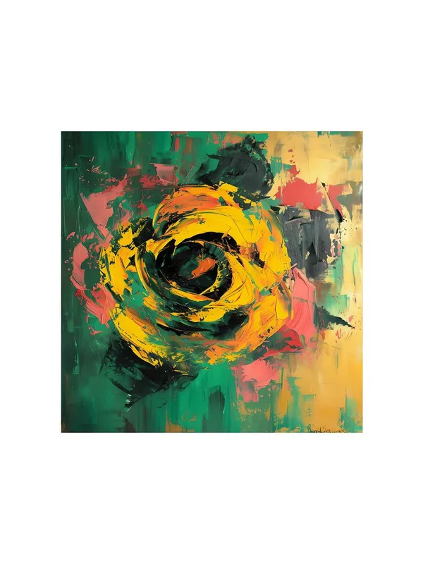 Yellow_Flower_Abstract_Canvas-Wrapped_Painting,_36X36_-_Vibrant_Floral_Art_for_Living_Room_or_Office(FLP36X360410)