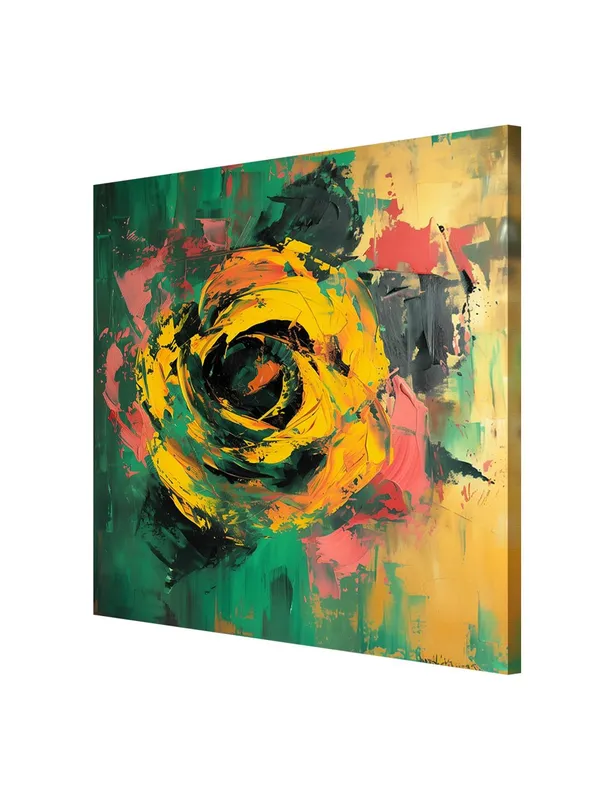 Yellow_Flower_Abstract_Canvas-Wrapped_Painting,_36X36_-_Vibrant_Floral_Art_for_Living_Room_or_Office(FLP36X360410)