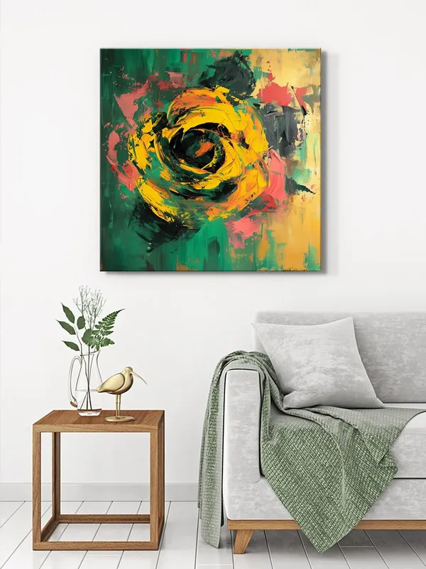 Yellow_Flower_Abstract_Canvas-Wrapped_Painting,_36X36_-_Vibrant_Floral_Art_for_Living_Room_or_Office(FLP36X360410)