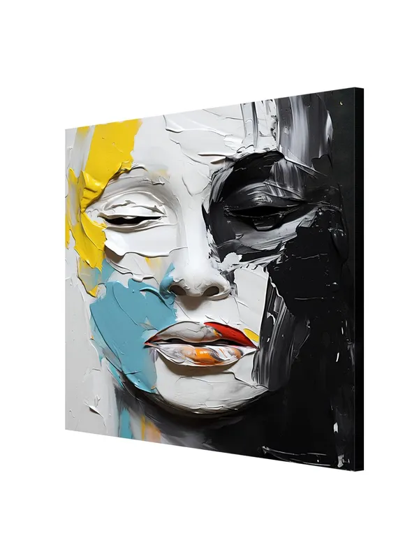 Abstract_Face_Canvas-Wrapped_Painting,_24x24_-_Expressive_Modern_Art_for_Creative_Spaces(FLP24X240396)