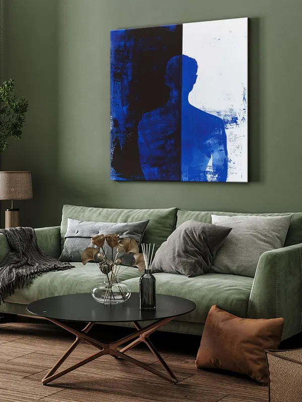 Blue_Shadow_Silhouette_Canvas-Wrapped_Painting,_24x24_-_Minimalist_Art_for_Modern_Interiors(FLP24X240405)