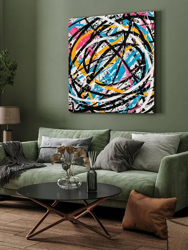 Energetic_Abstract_Lines_Canvas-Wrapped_Painting_-_36X36_|_Modern_Expressionist_Art(FLP36X360435)