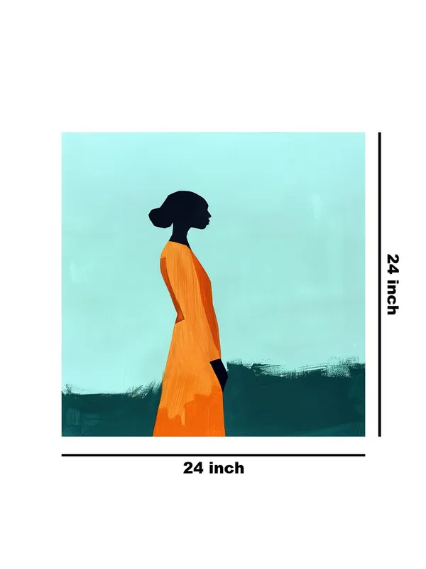 Minimalist_Silhouette_Canvas-Wrapped_Painting_24x24_–_Elegant_Modern_African_Art(FLP24X240483)