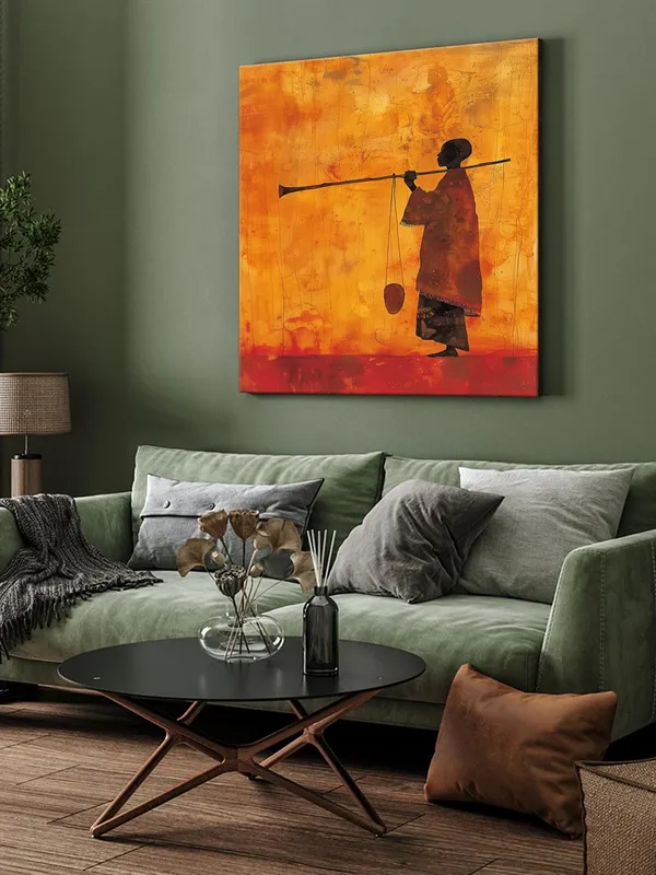 Desert_Nomad_with_Camel_Canvas-Wrapped_Painting,_24X24,_Cultural_Art_Piece_for_Unique_Interiors(FLP24X240471)