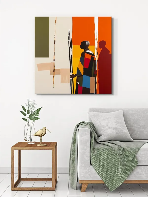Two_Feathers_Canvas-Wrapped_Painting,_36X36,_Delicate_Feather_Art_for_Bedroom_Serenity(FLP36X360475)