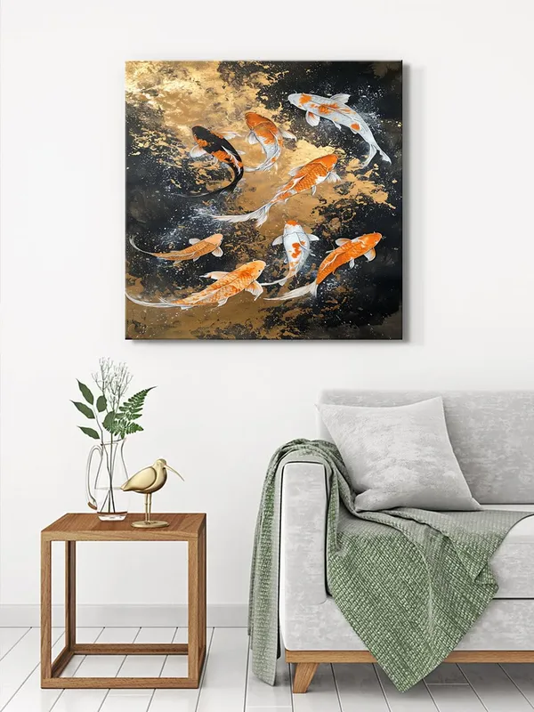 Koi_Fish_Serenity_Canvas-Wrapped_Painting_-_24X24_Inch_-_Tranquil_Pond_Scene_Art_for_Peaceful_Spaces(FLP24X240426)