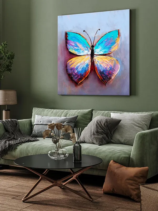 Cosmic_Dreams_Canvas-Wrapped_Painting_36X36_-_Lion_Under_Starry_Sky(FLP36X360347)