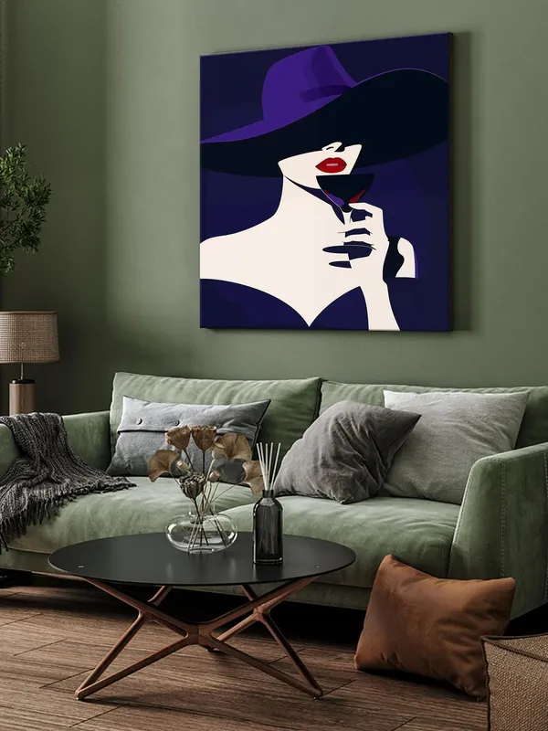 Fashion_Silhouette_Canvas-Wrapped_Painting,_36X36_-_Stylish_Wall_Art_for_Fashion_Enthusiasts(FLP36X360391)