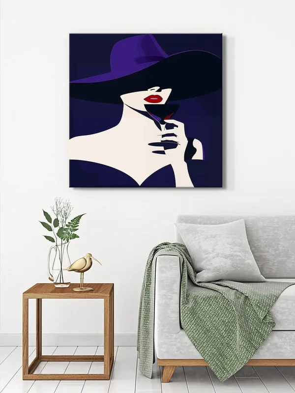 Fashion_Silhouette_Canvas-Wrapped_Painting,_36X36_-_Stylish_Wall_Art_for_Fashion_Enthusiasts(FLP36X360391)