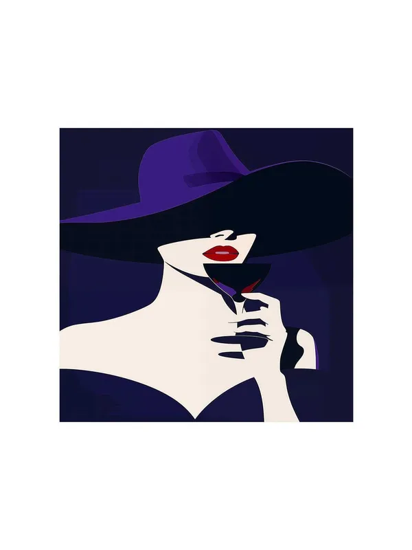 Fashion_Silhouette_Canvas-Wrapped_Painting,_36X36_-_Stylish_Wall_Art_for_Fashion_Enthusiasts(FLP36X360391)